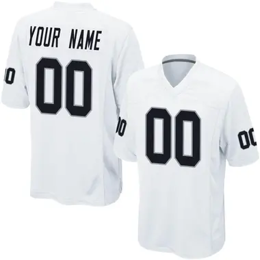 Youth Nike Las Vegas Raiders Custom Jersey - White Game