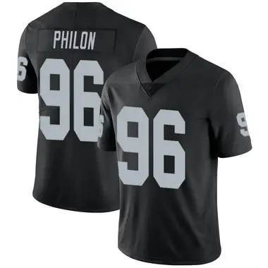 Youth Nike Las Vegas Raiders Darius Philon Team Color Vapor Untouchable Jersey - Black Limited