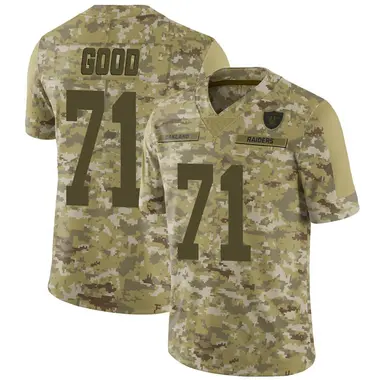 Youth Nike Las Vegas Raiders Denzelle Good 2018 Salute to Service Jersey - Camo Limited