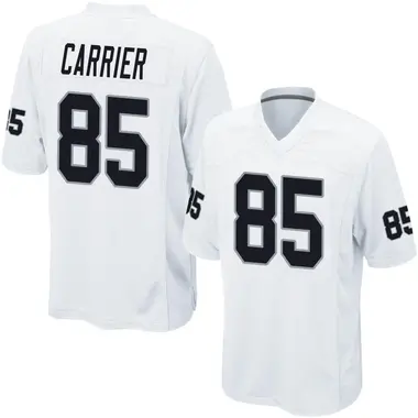 Youth Nike Las Vegas Raiders Derek Carrier Jersey - White Game