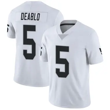 Youth Nike Las Vegas Raiders Divine Deablo Vapor Untouchable Jersey - White Limited