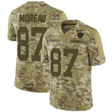 Youth Nike Las Vegas Raiders Foster Moreau 2018 Salute to Service Jersey - Camo Limited