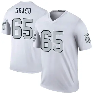 Youth Nike Las Vegas Raiders Hroniss Grasu Color Rush Jersey - White Legend