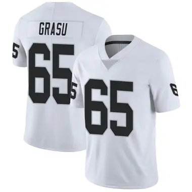Youth Nike Las Vegas Raiders Hroniss Grasu Vapor Untouchable Jersey - White Limited
