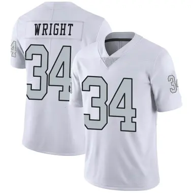 Youth Nike Las Vegas Raiders K.J. Wright Color Rush Jersey - White Limited