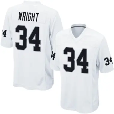 Youth Nike Las Vegas Raiders K.J. Wright Jersey - White Game