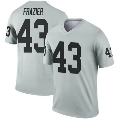 Youth Nike Las Vegas Raiders Kavon Frazier Inverted Silver Jersey - Legend