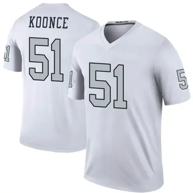 Youth Nike Las Vegas Raiders Malcolm Koonce Color Rush Jersey - White Legend