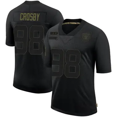 maxx crosby jersey stitched