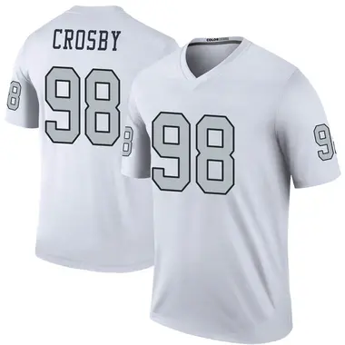Youth Nike Las Vegas Raiders Maxx Crosby Color Rush Jersey - White Legend