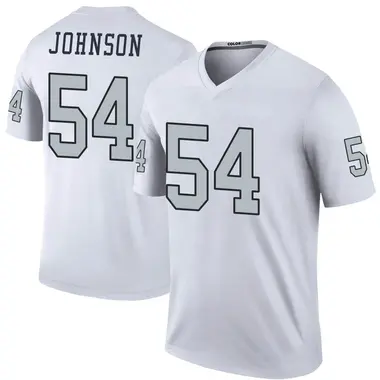 Youth Nike Las Vegas Raiders PJ Johnson Color Rush Jersey - White Legend