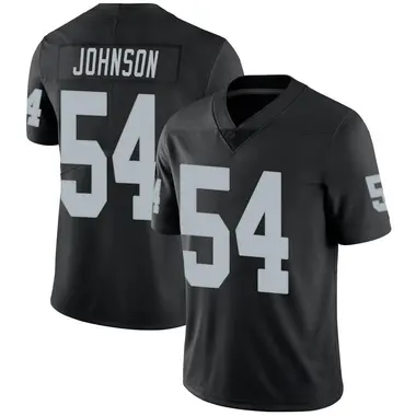 Youth Nike Las Vegas Raiders PJ Johnson Team Color Vapor Untouchable Jersey - Black Limited