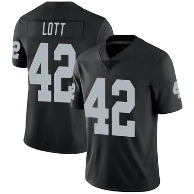 Youth Nike Las Vegas Raiders Ronnie Lott Team Color Vapor Untouchable Jersey - Black Limited
