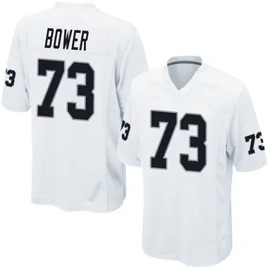 Youth Nike Las Vegas Raiders Tashawn Bower Jersey - White Game