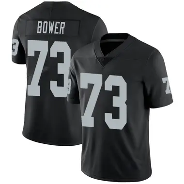 Youth Nike Las Vegas Raiders Tashawn Bower Team Color Vapor Untouchable Jersey - Black Limited
