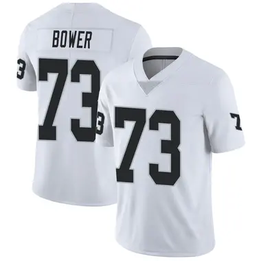 Youth Nike Las Vegas Raiders Tashawn Bower Vapor Untouchable Jersey - White Limited