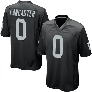 Youth Nike Las Vegas Raiders Tyler Lancaster Team Color Jersey - Black Game