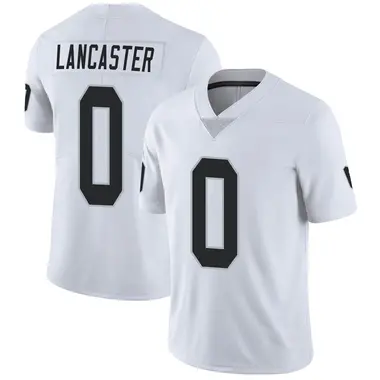 Youth Nike Las Vegas Raiders Tyler Lancaster Vapor Untouchable Jersey - White Limited