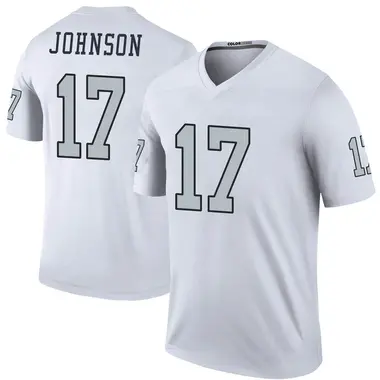 Youth Nike Las Vegas Raiders Tyron Johnson Color Rush Jersey - White Legend