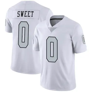 Youth Nike Las Vegas Raiders William Sweet Color Rush Jersey - White Limited