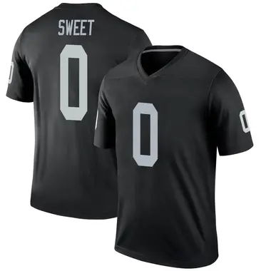 Youth Nike Las Vegas Raiders William Sweet Jersey - Black Legend
