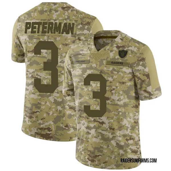raiders military jersey